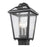 Z-Lite Bayland 3 Light Outdoor Post Mt, 9x9x16", Bronze, Clear Seed - 539PHMS-ORB
