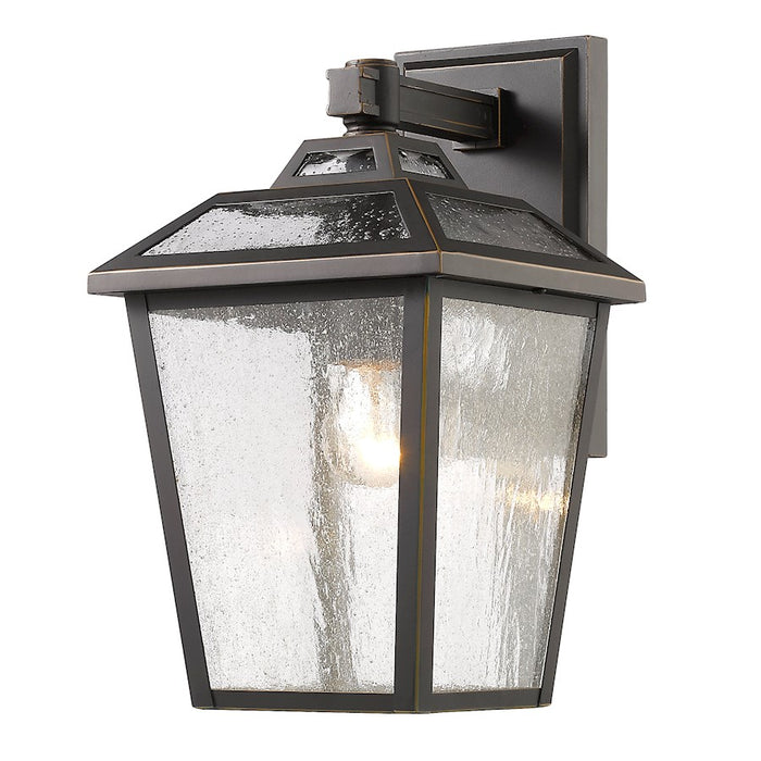 Z-Lite Bayland 1 Light Outdoor Wall Light, Oil Bronze, Clear Seedy - 539S-ORB