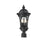 Z-Lite Doma Outdoor Post Light, 9x20.25", Black, Water Glass - 543PHM-BK