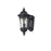 Z-Lite Doma 1 Light Outdoor Light, Black, Water Glass - 543S-BK