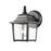 Z-Lite Waterdown 1 Light Outdoor Wall Light 5.25x7x8.375", Black, Clear Bevel - 546BK