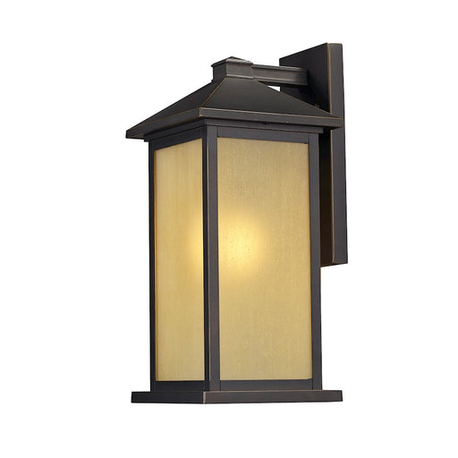 Z-Lite Vienna Outdoor Wall Light 10.75x9.5x22", Oil Bronze, Tinted Seed - 548B-ORB