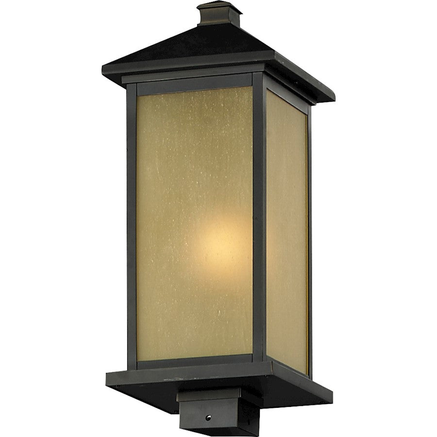 Z-Lite Vienna Outdoor Post Light 8x20", Oil Bronze, Tinted Seedy - 548PHM-ORB