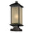 Z-Lite Vienna Outdoor Post Light 8x22.5", Bronze, Tinted Seed - 548PHM-SQPM-ORB