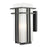 Z-Lite Abbey Outdoor Wall Light, 9.5x7.75x17", Black, Matte Opal - 549B-BK