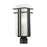 Z-Lite Abbey Outdoor Post Light, 7.75x19.625", Black, Matte Opal - 549PHB-BK-R