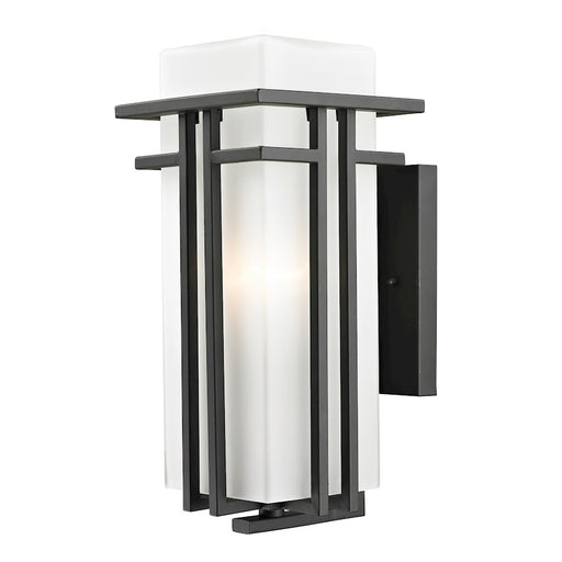 Z-Lite Abbey Outdoor Wall Light, 8.25x6.63x14.63", Bronze, Opal - 550M-ORBZ