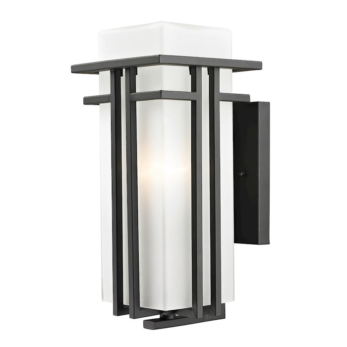 Z-Lite Abbey Outdoor Wall Light, 8.25x6.63x14.63", Bronze, Opal - 550M-ORBZ