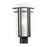 Z-Lite Abbey Outdoor Post Light 6.625x17.25", Rubbed Bronze, Opal - 550PHM-ORBZ-R