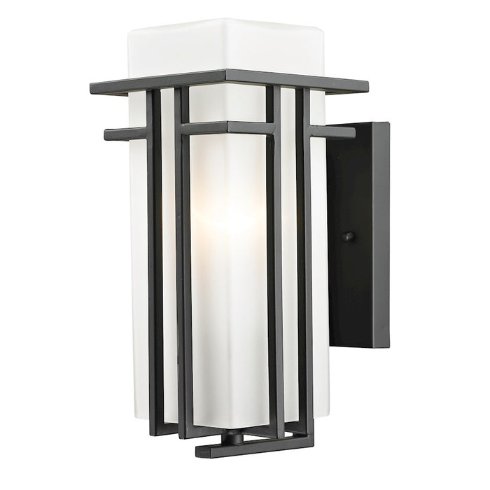 Z-Lite Abbey Outdoor Wall Light, 6.75x5.375x11.75", Bronze, Opal - 550S-ORBZ