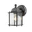 Z-Lite Waterdown 1 Light Outdoor Wall Light 4.375x6x8.375", Black, Clear Bevel - 551BK