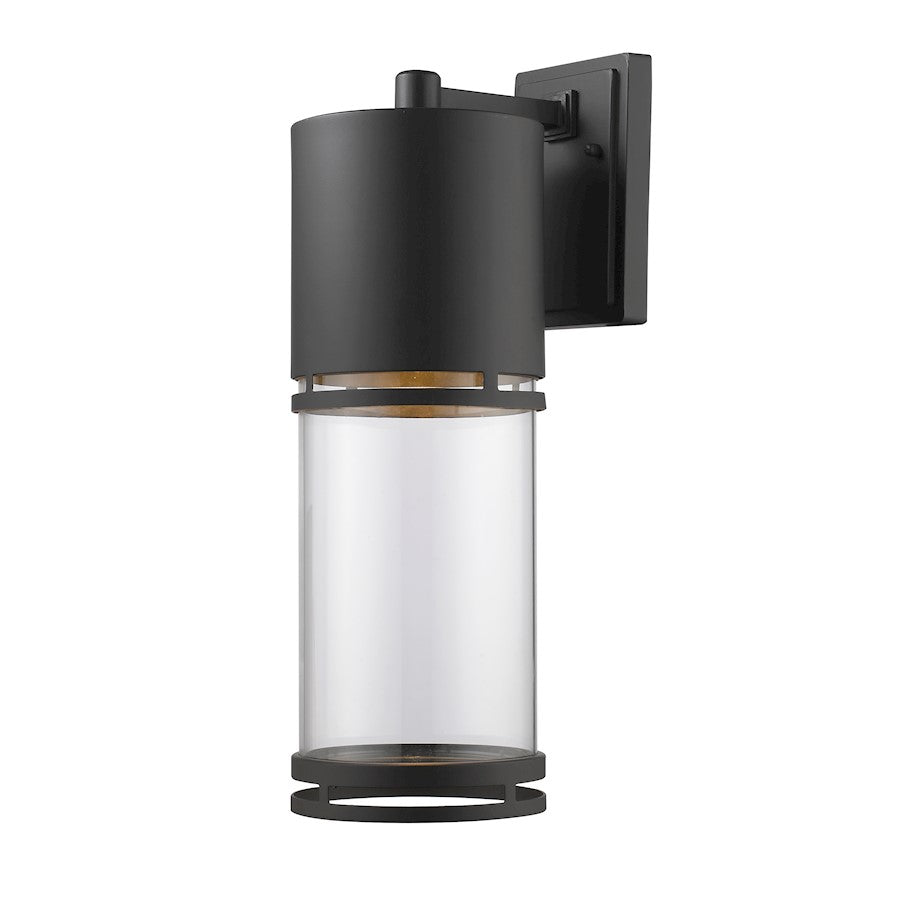 Z-Lite Luminata Outdoor LED Wall Light 8.25x5.88x17.63", Bronze, Clear - 553B-ORBZ-LED