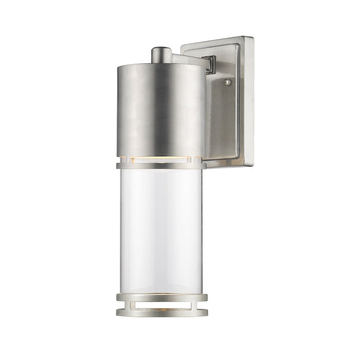 Z-Lite Luminata Outdr LED Wall Light 6.5x4.5x13.75", Aluminum, Clear - 553M-BA-LED
