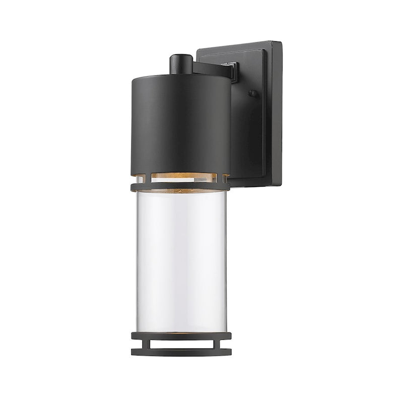 Z-Lite Luminata Outdoor LED Wall Light 6.5x4.5x13.75", Bronze, Clear - 553M-ORBZ-LED