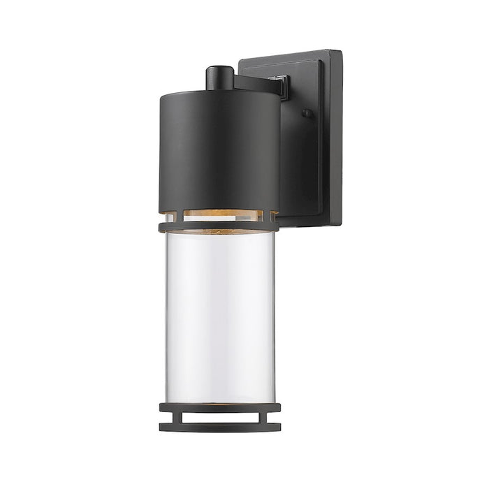 Z-Lite Luminata Outdoor LED Wall Light 6.5x4.5x13.75", Bronze, Clear - 553M-ORBZ-LED