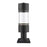 Z-Lite Luminata Outdoor LED Post Mt, 6x6x19.63", Black, Clear - 553PHB-533PM-BK-LED