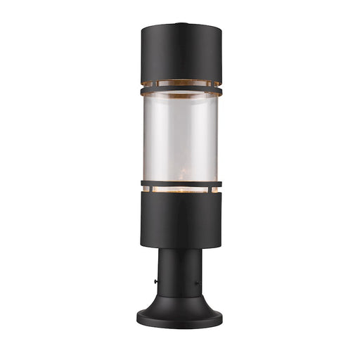 Z-Lite Luminata Outdoor LED Post Mount, Bronze, Clear - 553PHB-553PM-ORBZ-LE