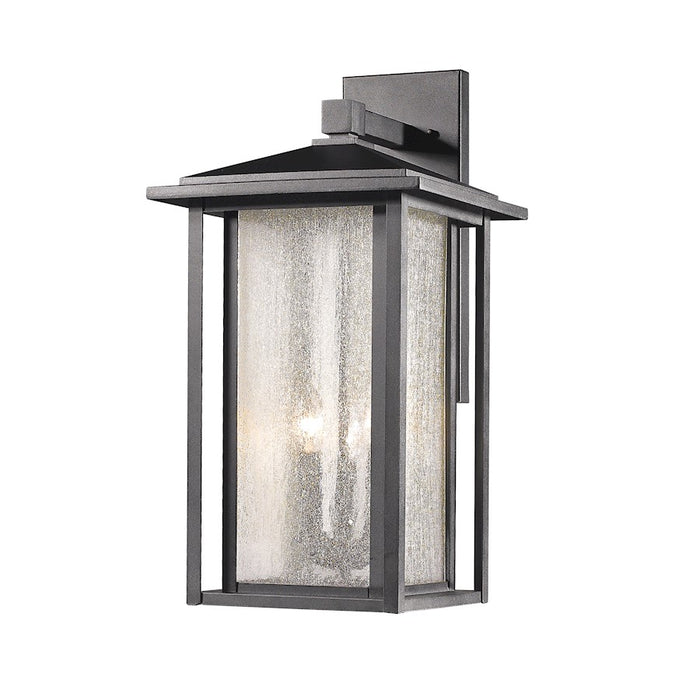 Z-Lite Aspen 3 Light Outdoor, Black, Clear Seedy - 554XL-BK