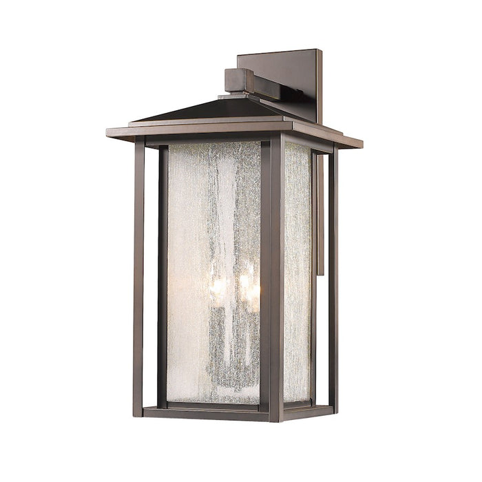 Z-Lite Aspen 3 Light Outdoor, Oil Rubbed Bronze, Clear Seedy - 554XL-ORB