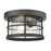 Z-Lite Exterior Additions 1 Light Outdoor, Black, Clear Seedy - 555F-BK
