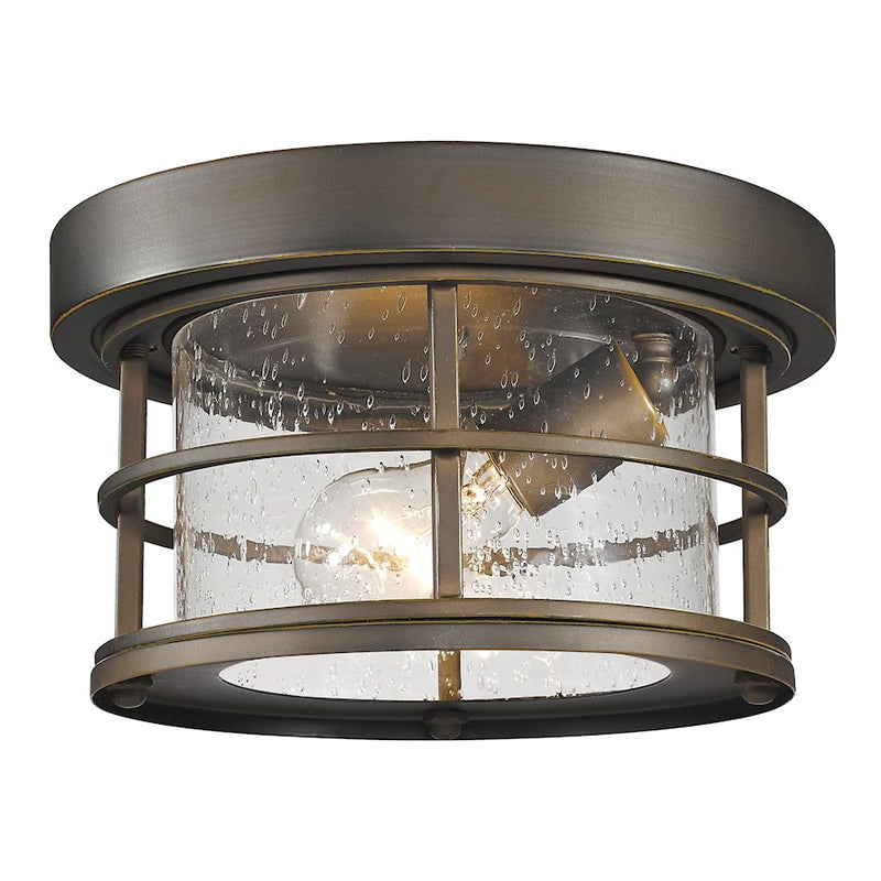 Z-Lite Exterior Additions 1 Light Outdoor, Oil Bronze, Clear Seedy - 555F-ORB