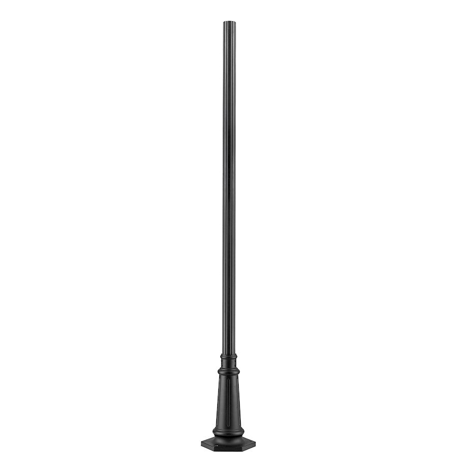 Z-Lite Exterior Additions Outdoor Post, Black - 557P-BK