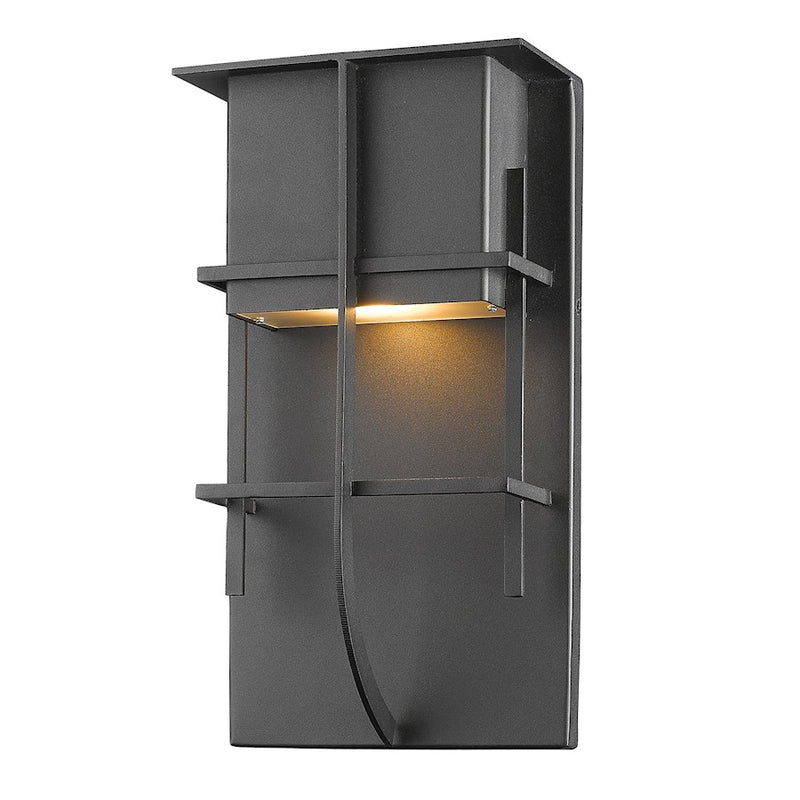 Z-Lite Stillwater 1 Light Outdoor, 5.25x10x19", Black - 558B-BK-LED