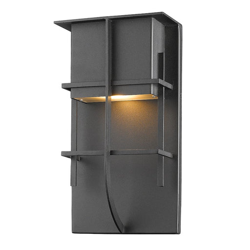 Z-Lite Stillwater 1 Light Outdoor, 5.25x10x19", Black - 558B-BK-LED