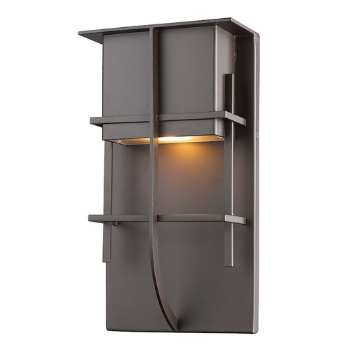 Z-Lite Stillwater 1 Light Outdoor, 5.25x10x19", Deep Bronze - 558B-DBZ-LED