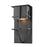 Z-Lite Stillwater 1 Light Outdoor, 4x7.88x14.75", Black - 558M-BK-LED