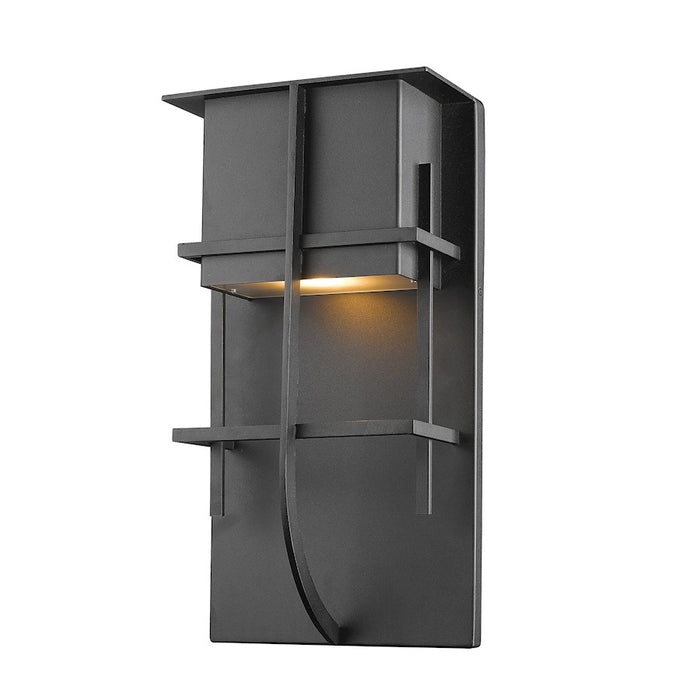 Z-Lite Stillwater 1 Light Outdoor, 4x7.88x14.75", Black - 558M-BK-LED