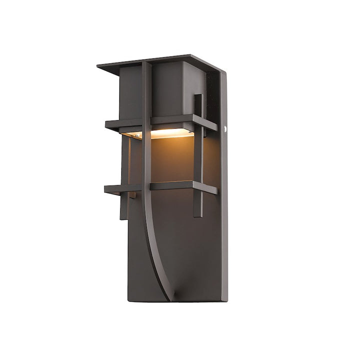 Z-Lite Stillwater 1 Light Outdoor, 3.88x4.75x10.75", Deep Bronze - 558S-DBZ-LED