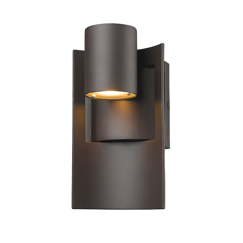 Z-Lite Amador 1 Light Outdoor, 4.38x5.13x9.63", Deep Bronze - 559S-DBZ-LED