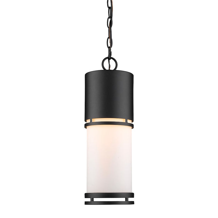 Z-Lite Luminata Outdoor LED Chain Hung Light, Black, Matte Opal - 560CHB-BK-LED