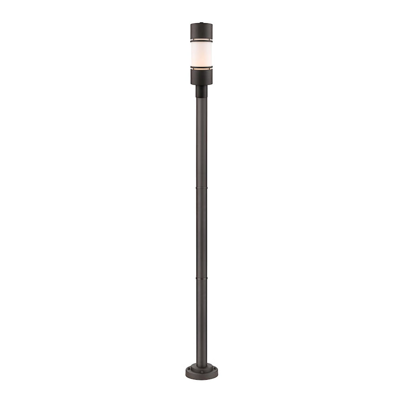 Z-Lite Luminata 1 Light Post Mounted Fixture, Deep Bronze - 560PHB-567P-DBZ-LED