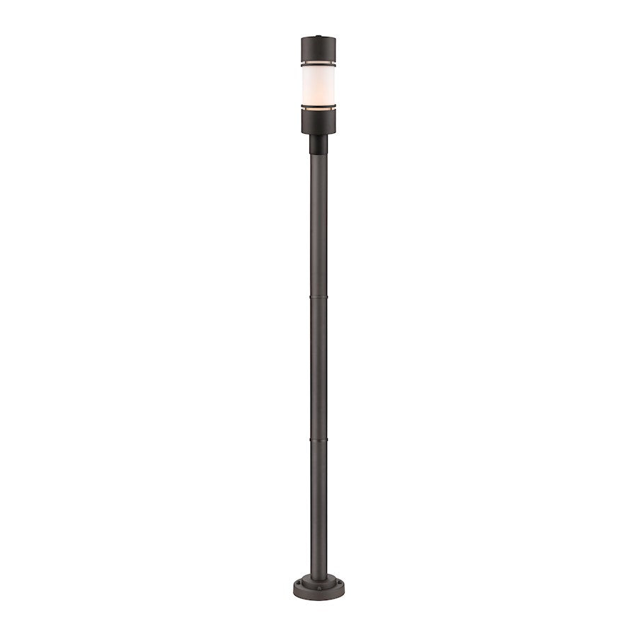 Z-Lite Luminata 1 Light Post Mounted Fixture, Deep Bronze - 560PHB-567P-DBZ-LED