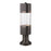 Z-Lite Lestat 1 Light Outdr LED Post Head/Pier Mt, Bronze, Clear - 562PHBR-553PM-DBZ-LE