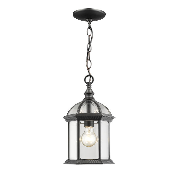 Z-Lite Annex 1 Light Outdoor Chain in Black - 563CHM-BK