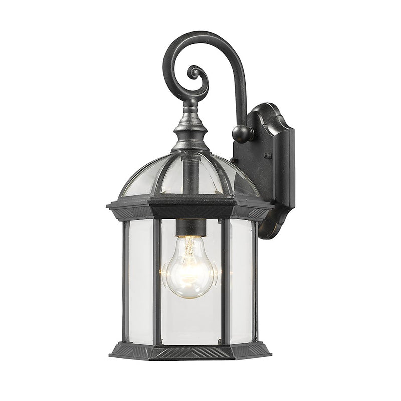 Z-Lite Annex 1 Light Outdoor Wall in Black - 563M-BK