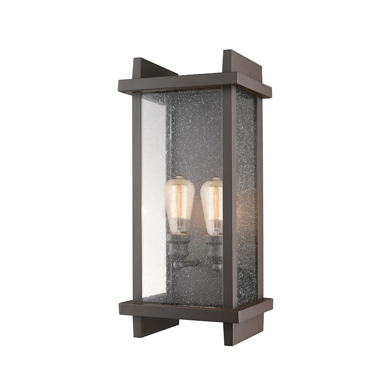 Z-Lite Fallow 2 Light Outdoor Wall Sconce, Deep Bronze - 565B-DBZ