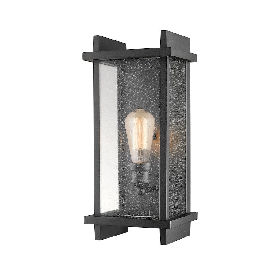 Z-Lite Fallow 1 Light Outdoor Sconce, Black - 565M-BK