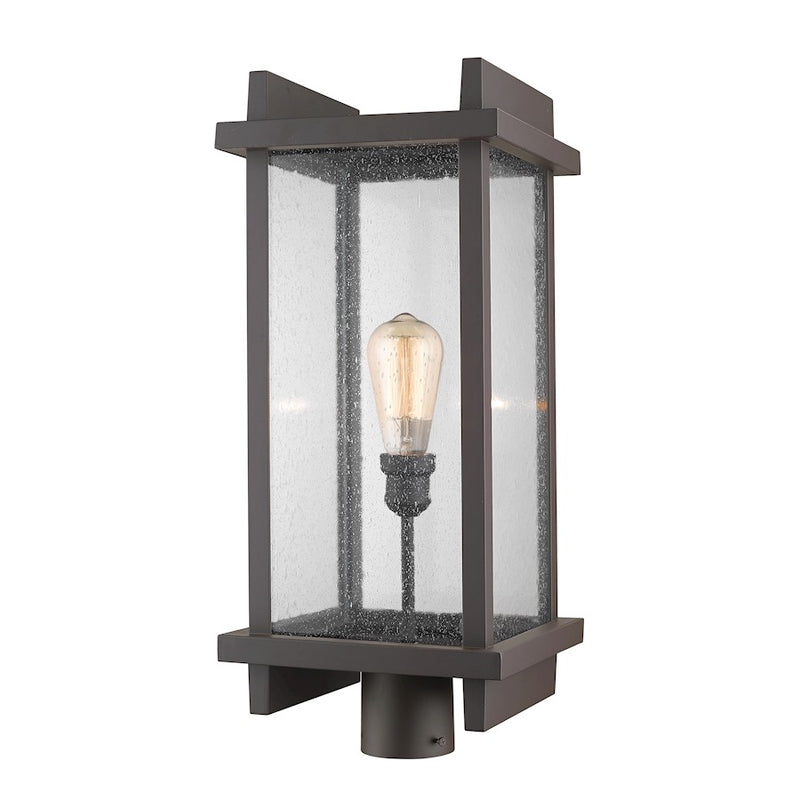 Z-Lite Fallow 1 Light Outdoor Post Mount, Deep Bronze - 565PHBR-DBZ