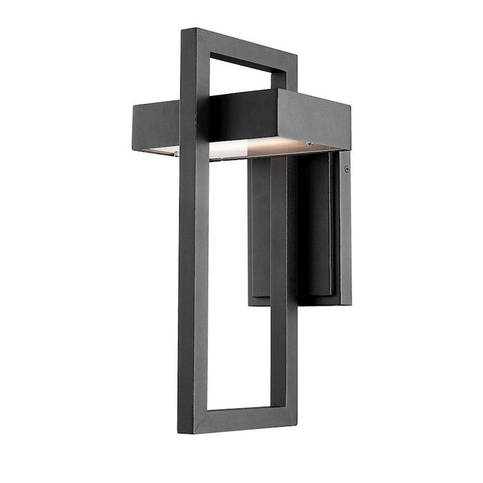 Z-Lite Luttrel Outdoor Wall Sconce, Black - 566M-BK-LED