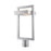 Z-Lite Luttrel 1 Light Outdoor Post Mount, Silver - 566PHBR-SL-LED