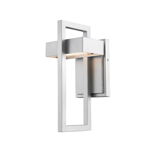 Z-Lite Luttrel 1 Light Outdoor Wall Sconce, Silver - 566S-SL-LED