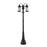 Z-Lite Roundhouse 3 Light 102" Outdoor Post Mount, Black/Seedy