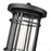 Z-Lite Jordan 1Lt 12" Outdoor Post Mount, Black/Clear Seedy