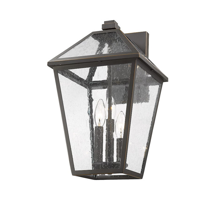 Z-Lite Talbot 3 Light Small Outdoor Wall Sconce, Rubbed Bronze