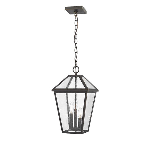 Z-Lite Talbot 3 Light Outdoor Chain Mount Fixture, Rubbed Bronze - 579CHB-ORB