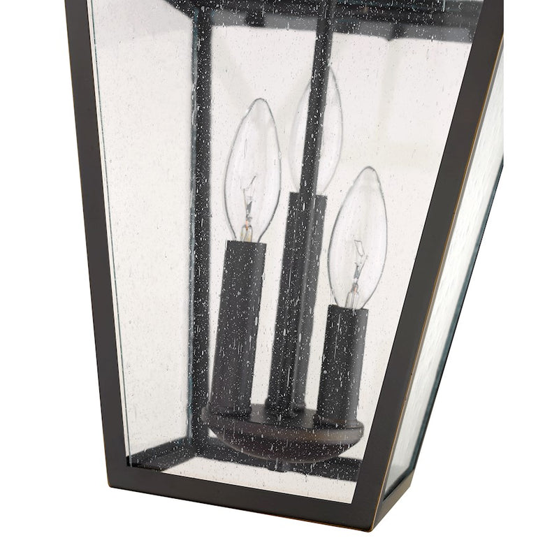 Z-Lite Talbot 3 Light Outdoor Chain Mount Fixture, Rubbed Bronze